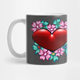 Sakura Heart Garden Mug